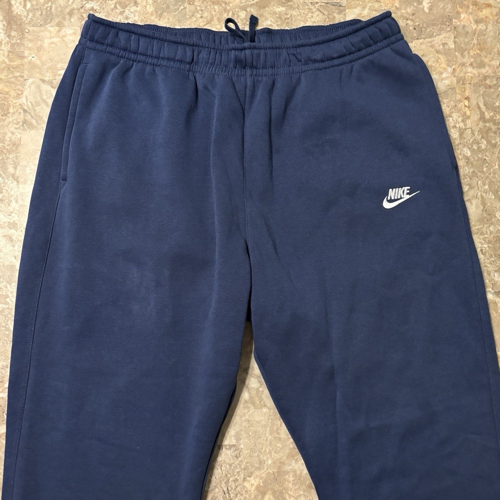 Nike Sweatpants Mens XLT XL Tall Blue Club Fleece 31" Gym Essentials BV2671